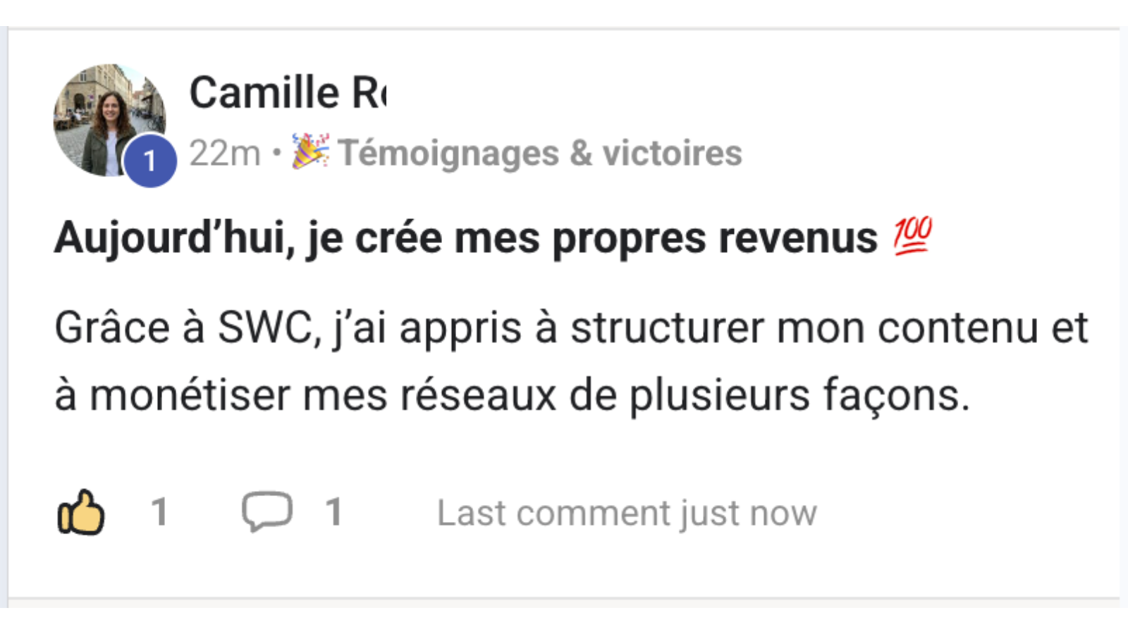 Avis d'un membre SWC 5