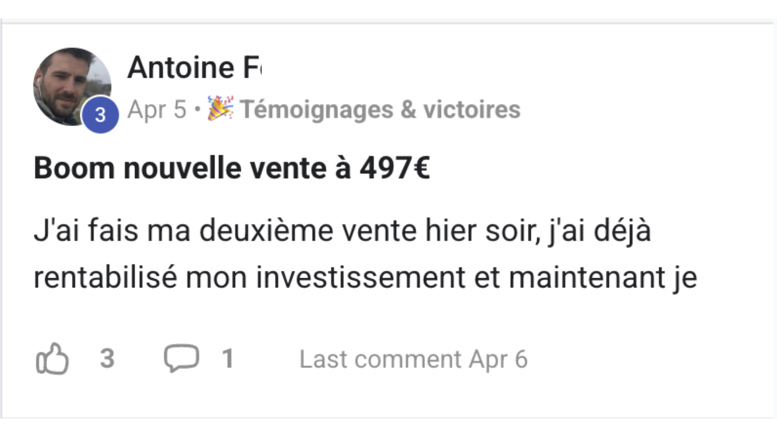 Avis d'un membre SWC 9